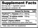 Nutrabio CaffPlus Supplement Facts