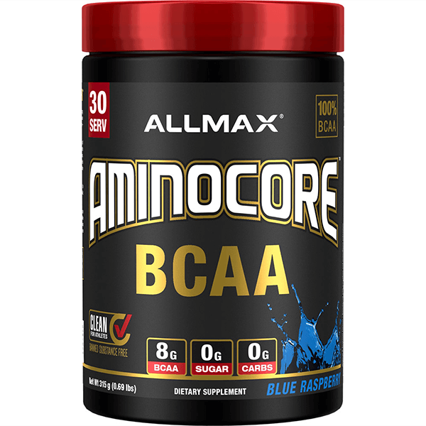 Allmax Aminocore Blue Raspberry 30 Serving Container