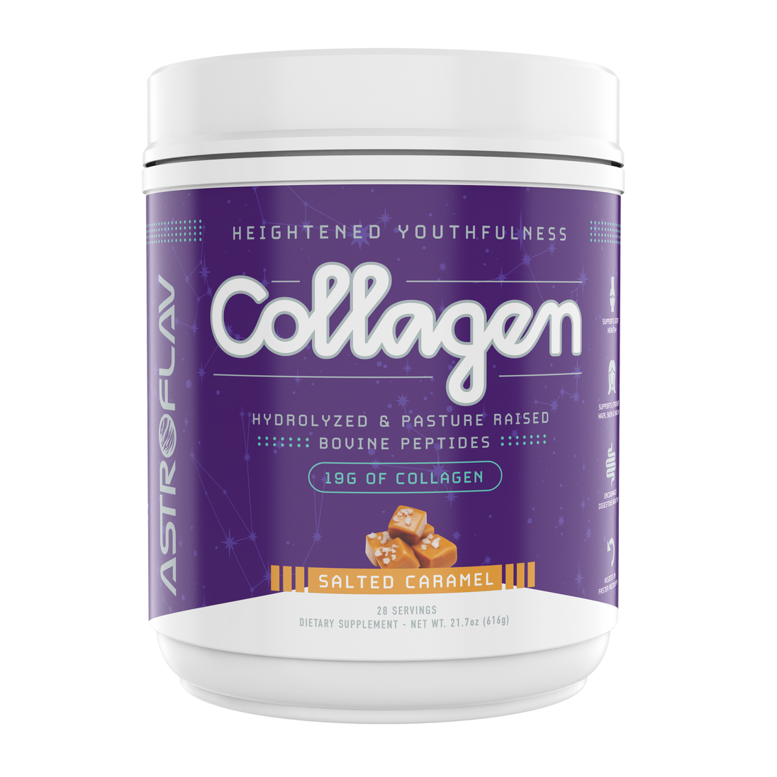 Astroflav Collagen Salted Caramel 28 Serving