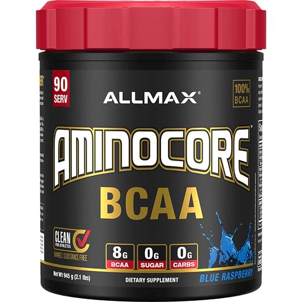 Allmax Aminocore Blue Raspberry 90 Serving Container