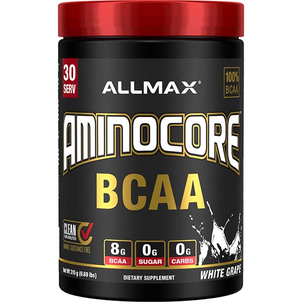 Allmax Aminocore White Grape 30 Serving Container